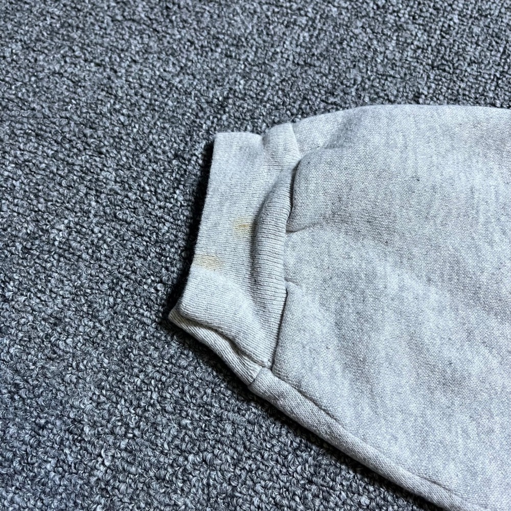 Vintage Tultex University of Connecticut Hoodie Large Grey UConn Sweatshirt 90s - Picture 6 of 14